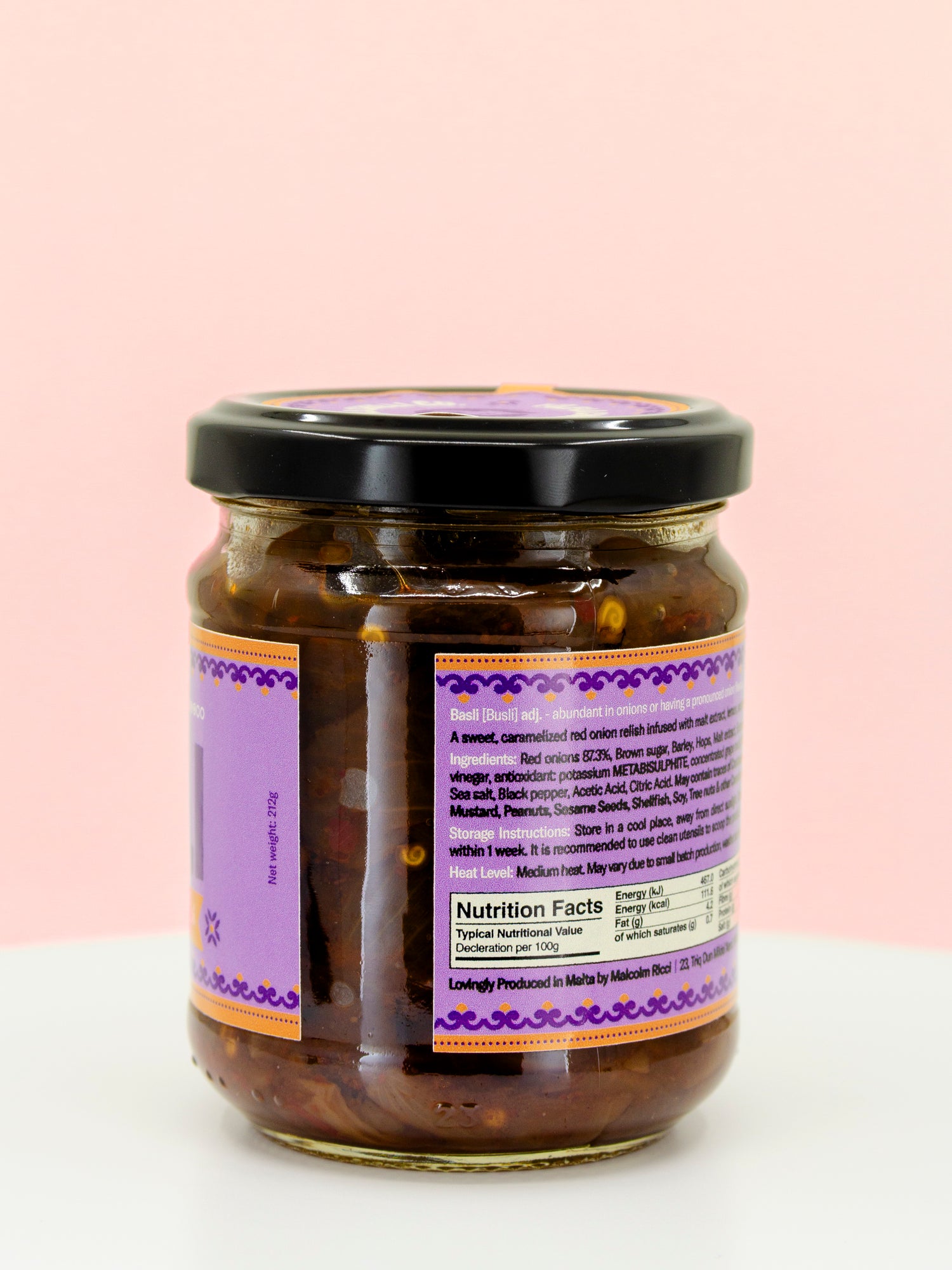 Basli Red Onion &amp; Chilli Relish
