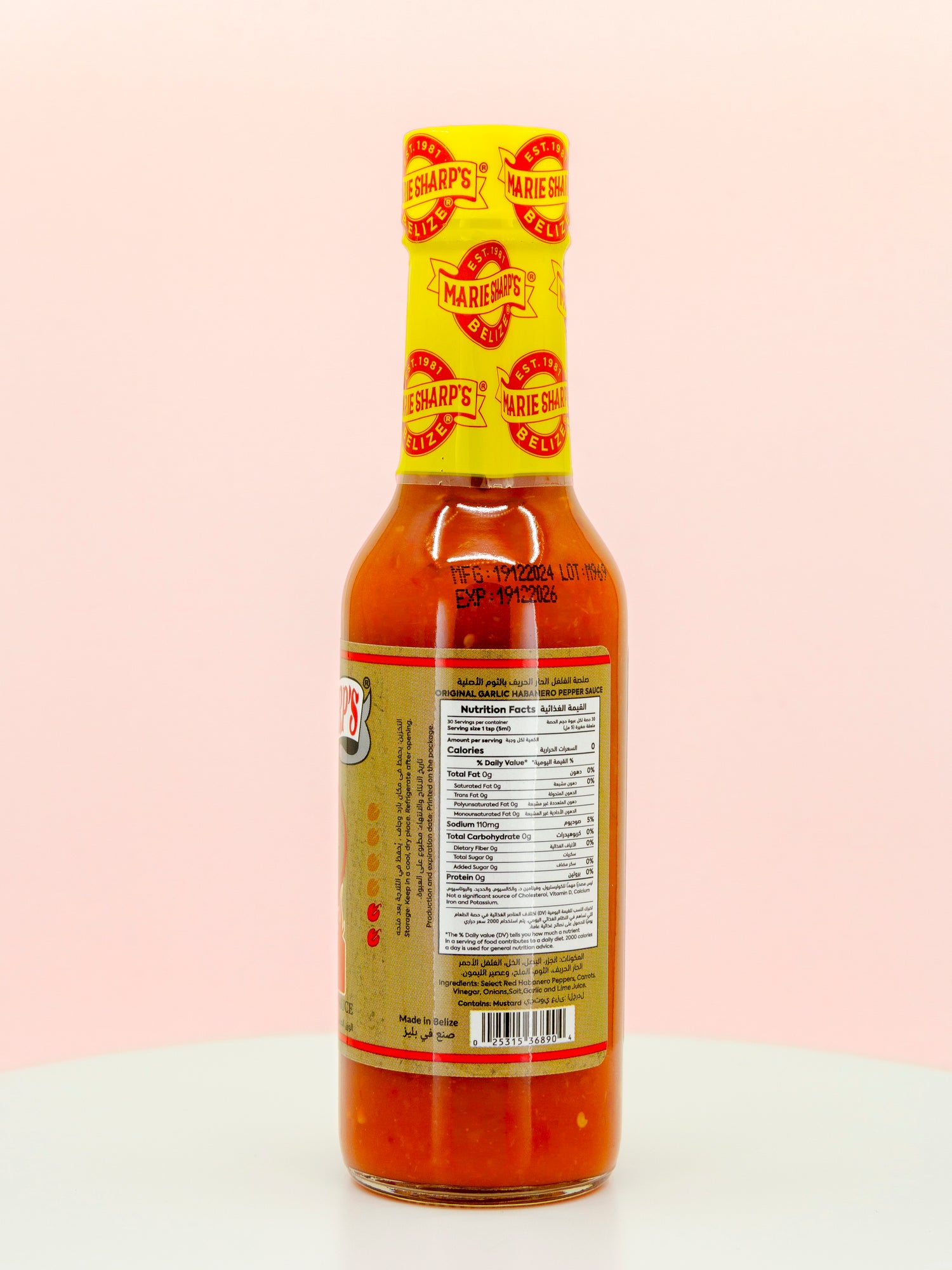 Original Garlic Habanero Pepper Hot Sauce