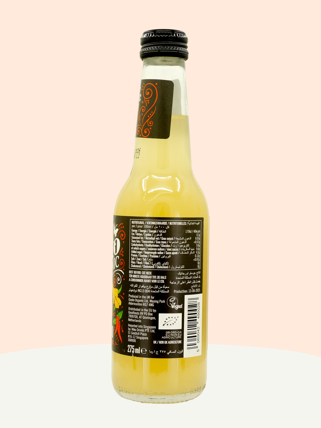Fiery Ginger &amp; Jalapeño Sparkling Drink