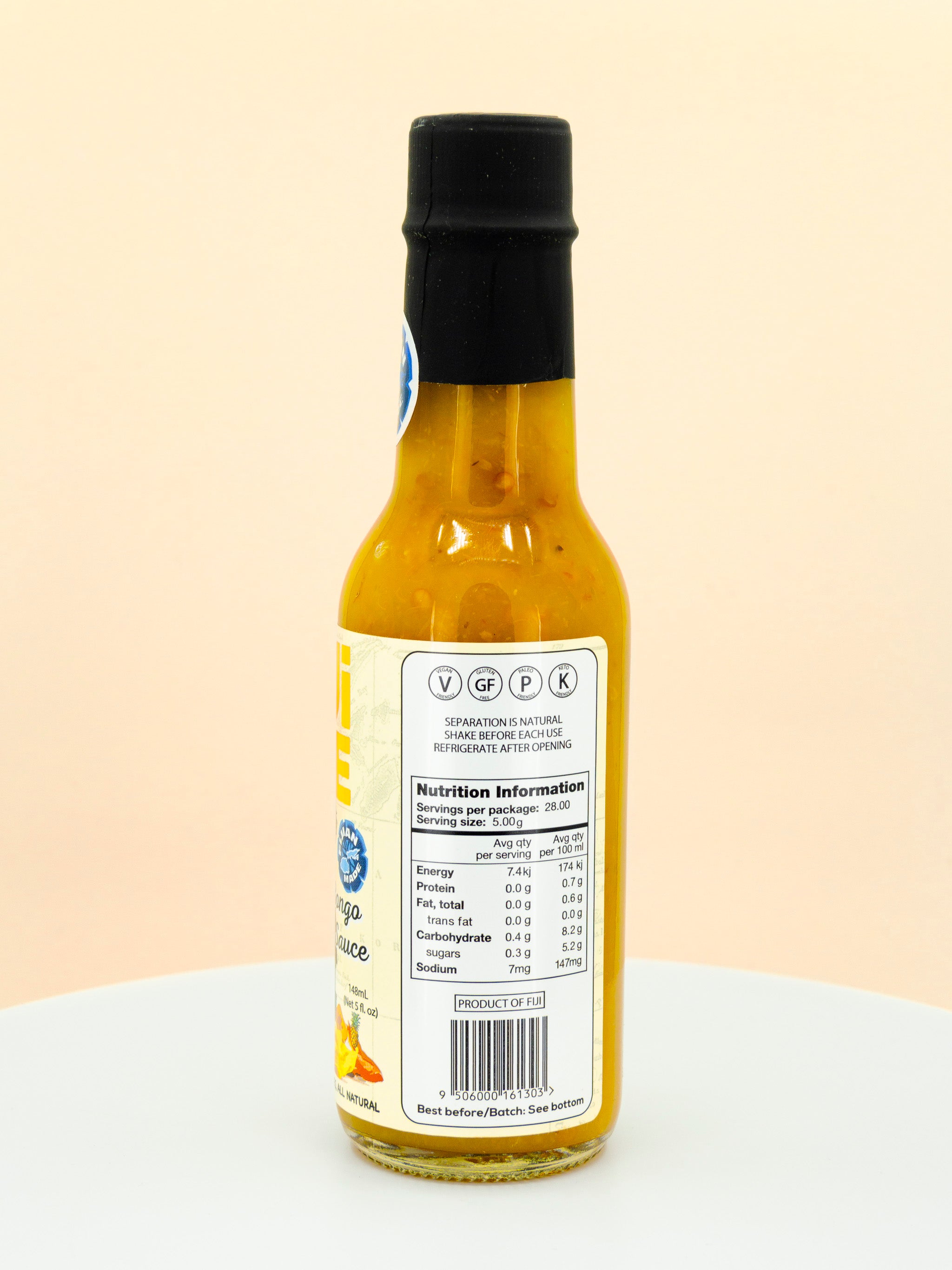 Fiji Fire Tropical Bongo Chilli Hot Sauce