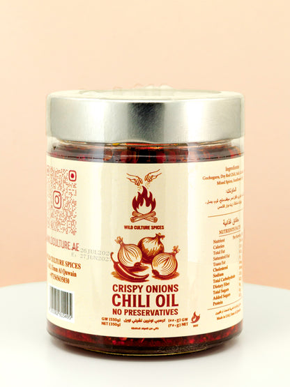 Crispy Onions Chilli Oil 550g (HOT)