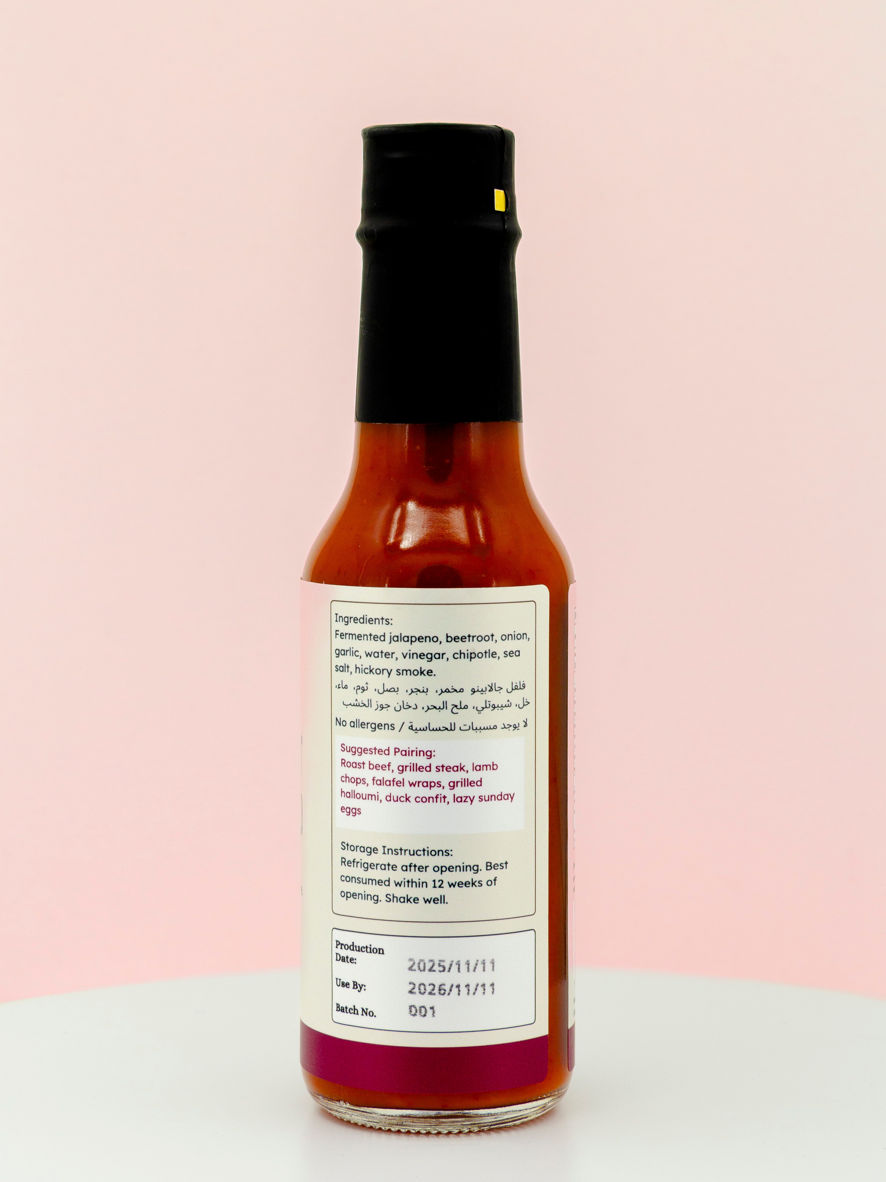 CHARRED Beetroot Jalapeno Hot Sauce