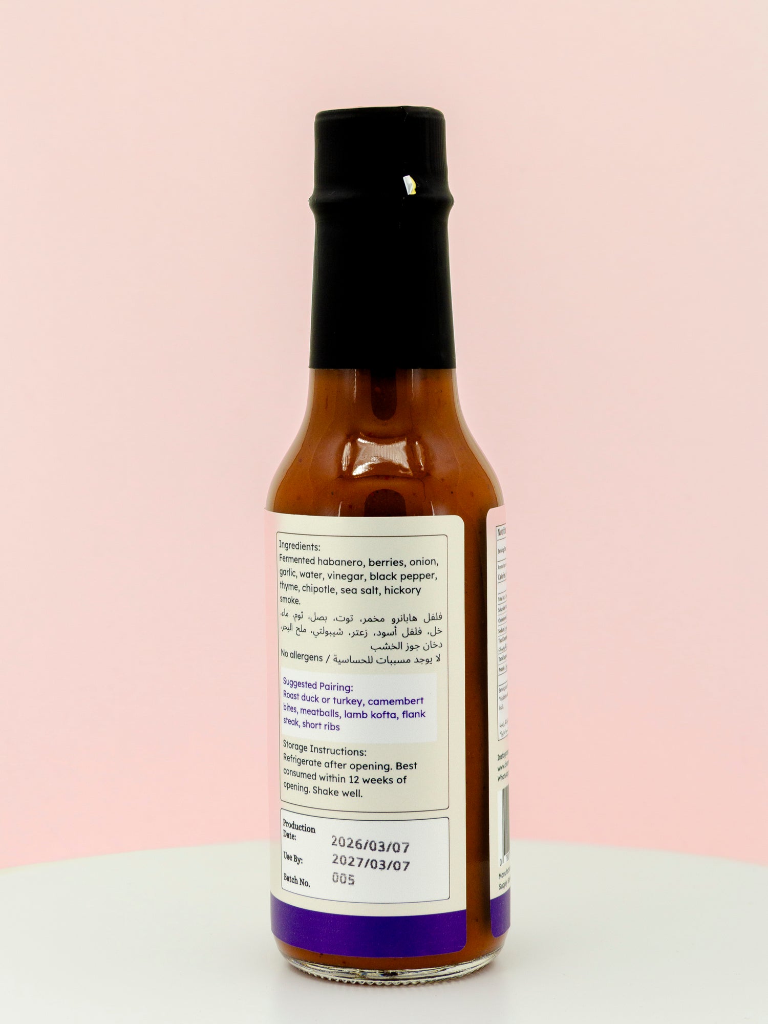 CHARRED Berries Habanero Hot Sauce