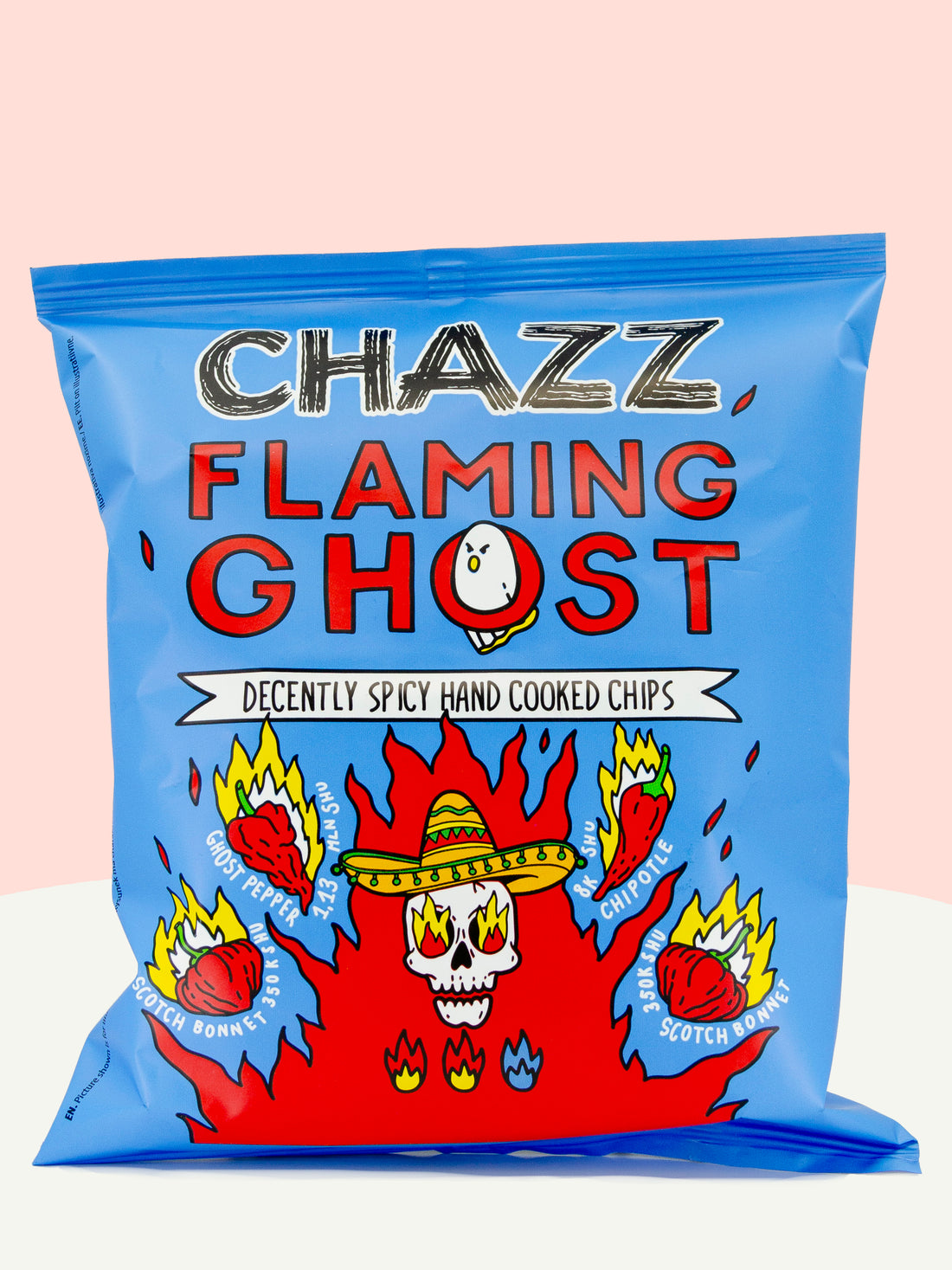 Flaming Ghost Potato Chips